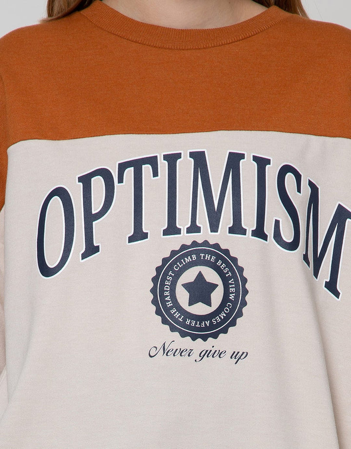 Nevada Sweatshirt Solid Optimism