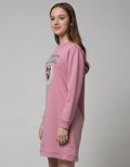 Nevada Midi Dress Lengan Panjang Varsity