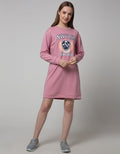 Nevada Midi Dress Lengan Panjang Varsity