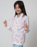 Aero Flower Leaf Girls Jacket