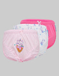 Kidz Too Brief Pack 3 Underwear Girls Catycorn