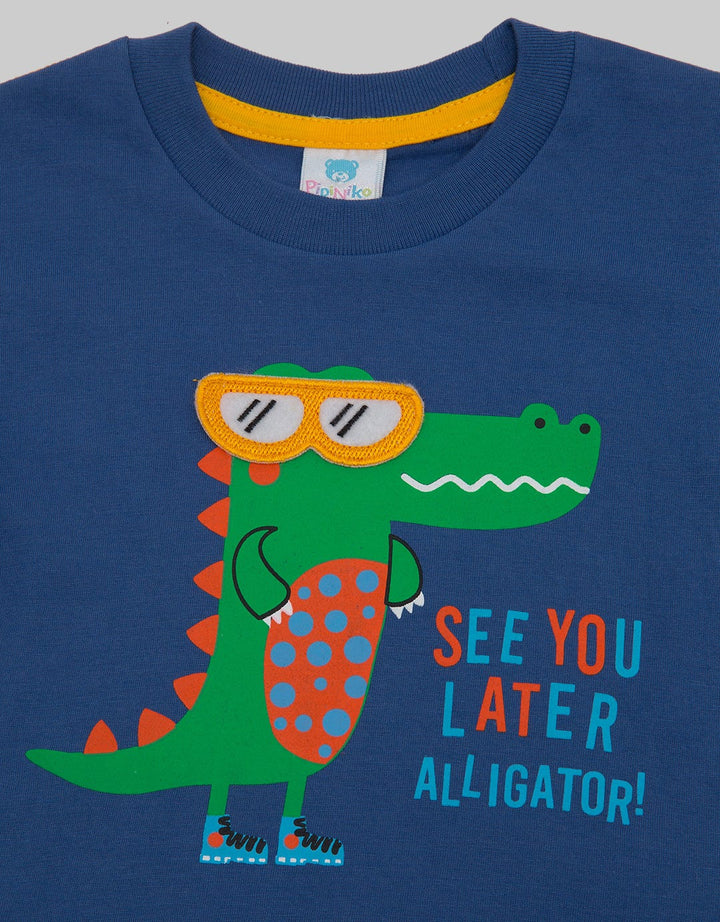 Pipiniko Short Sleeve T-Shirt See You Later Aligator