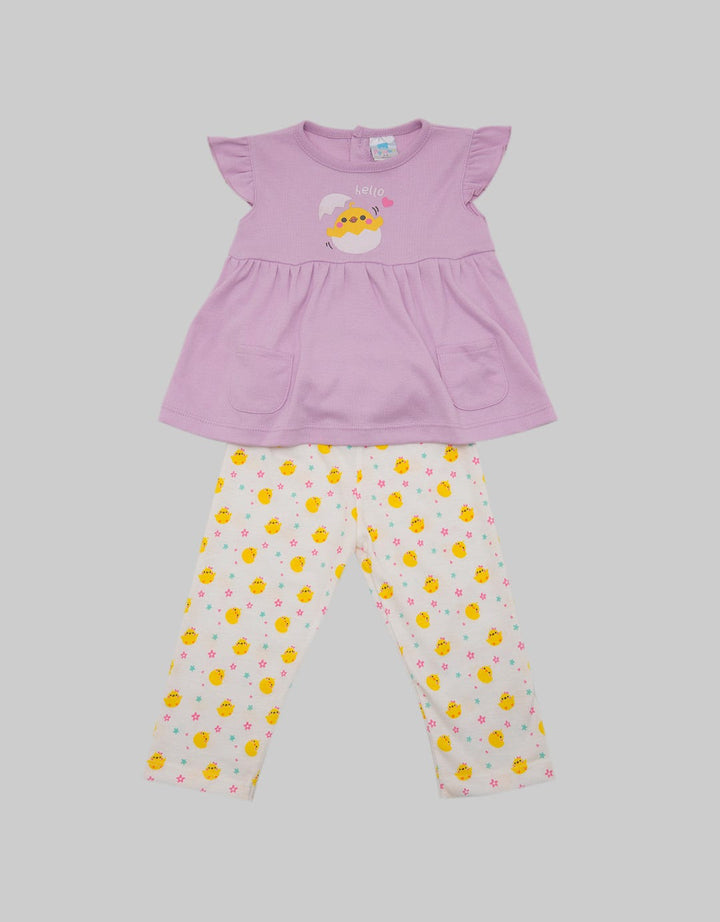 Pipiniko Top Bottom Set Romper Anak