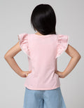 Little M Ruffle Sleeve Kaos Anak Perempuan