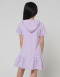 Little M Short Sleeve Midi Dress Hoody Cool Cat