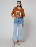 Details Denim Long Pants With Half Leg Bleach Spray Wash