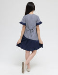 Donita Dress Casual Unicorn Stripe