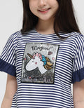 Donita Dress Casual Unicorn Stripe