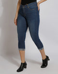 Expand Denim Jeans Casual Wanita