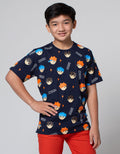 Aero Short Sleeve T-Shirt Anime Face Kiddos