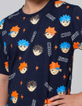 Aero Short Sleeve T-Shirt Anime Face Kiddos