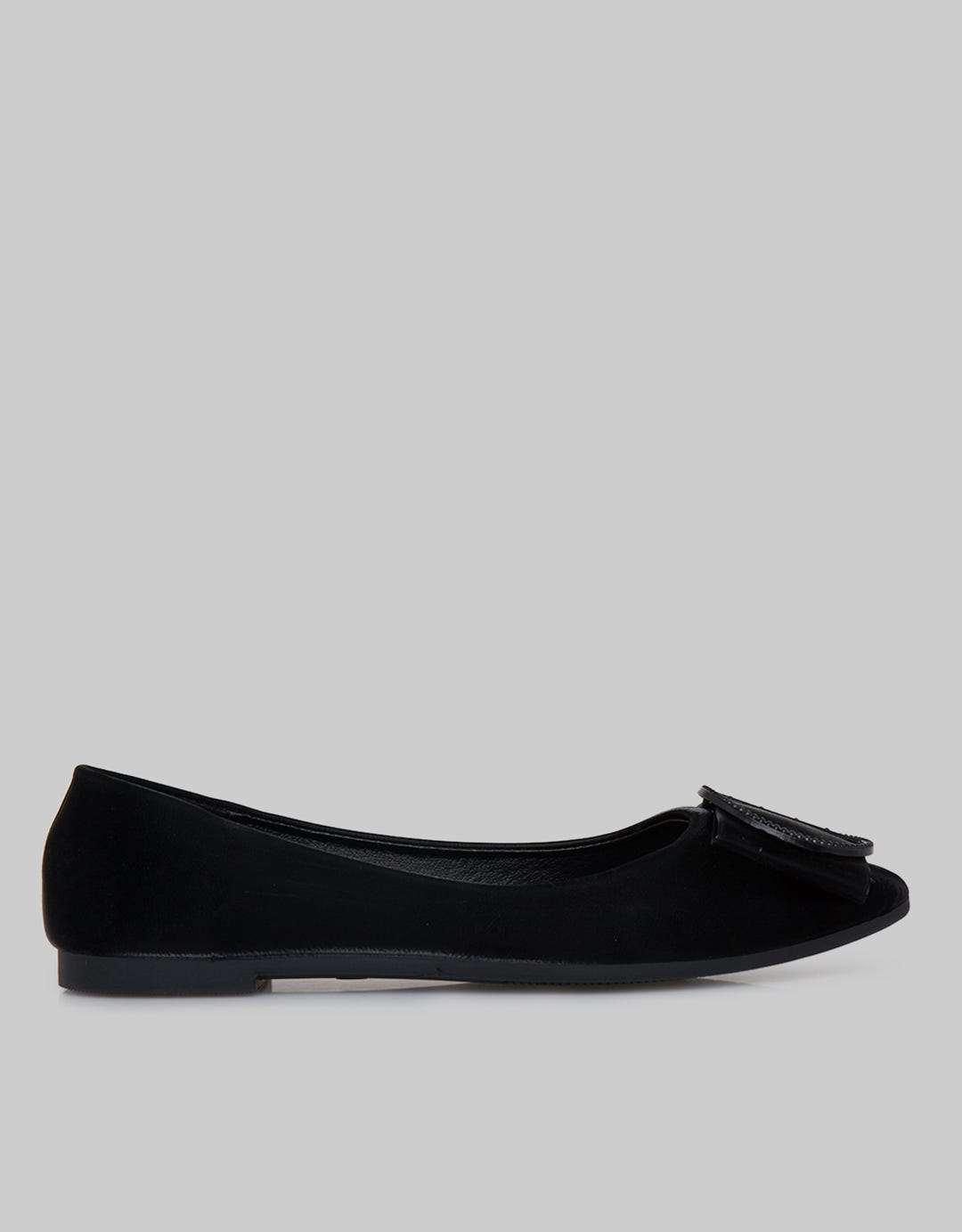Laviola Round Ribbon Flat Shoes Wanita