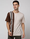 Details Short Sleeve T-Shirt Tencel Stripes