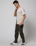Details Short Sleeve T-Shirt Tencel Stripes