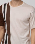 Details Short Sleeve T-Shirt Tencel Stripes