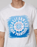 Details Short Sleeve T-Shirt Print Splash Waterbase Flocking