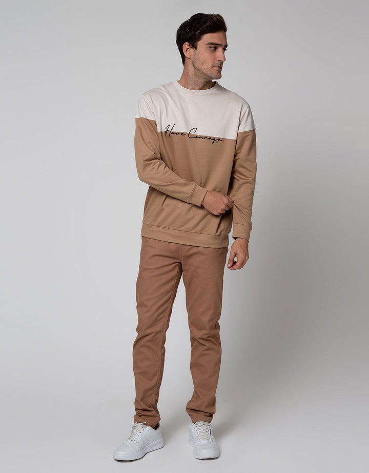 Details of Men's Tencel Cut Sewn Sweater