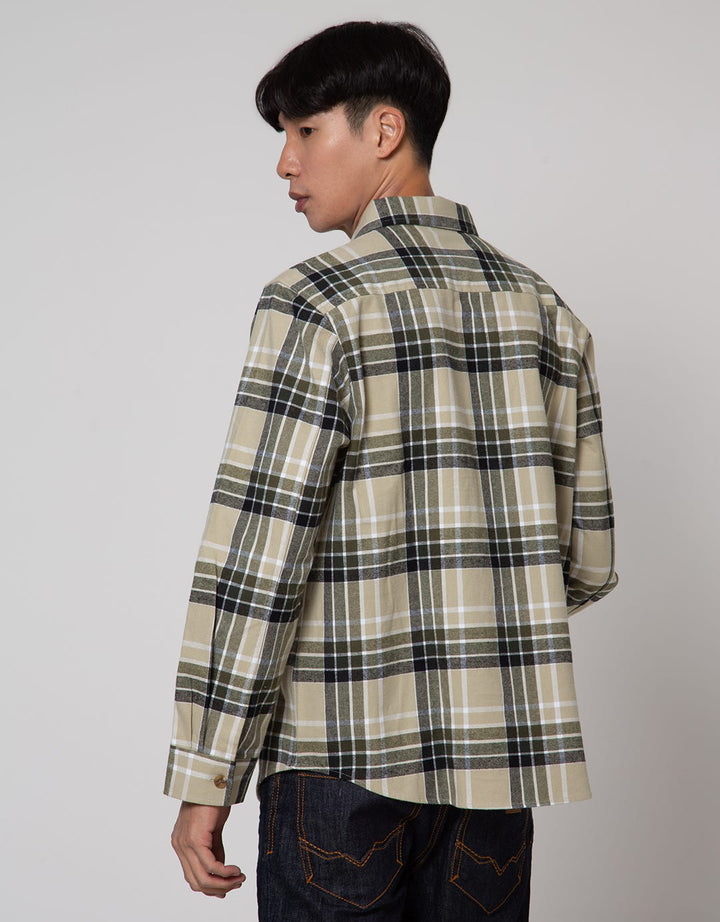 Details Jacket Kemeja Flannel Check