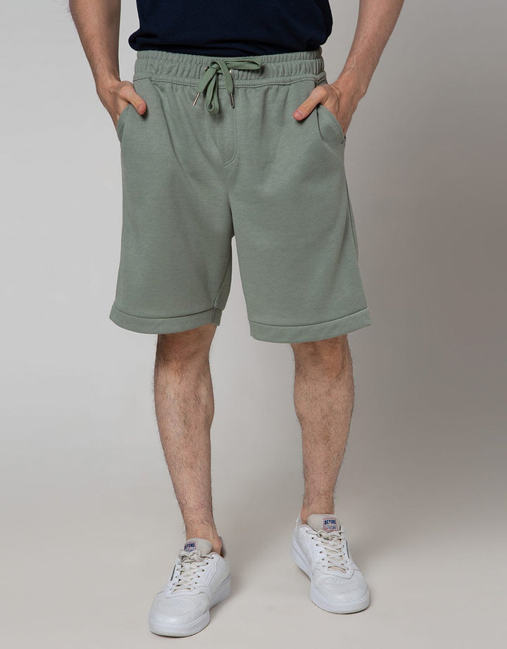 Details Short Pants Pullon Zipper Paneling