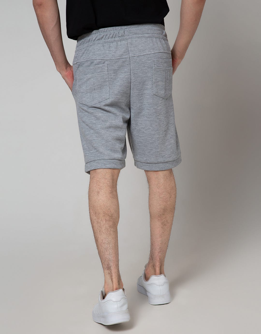 Details Short Pants Pullon Zipper Paneling