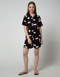 Nevada Women Pajama Shorts Line Colorful