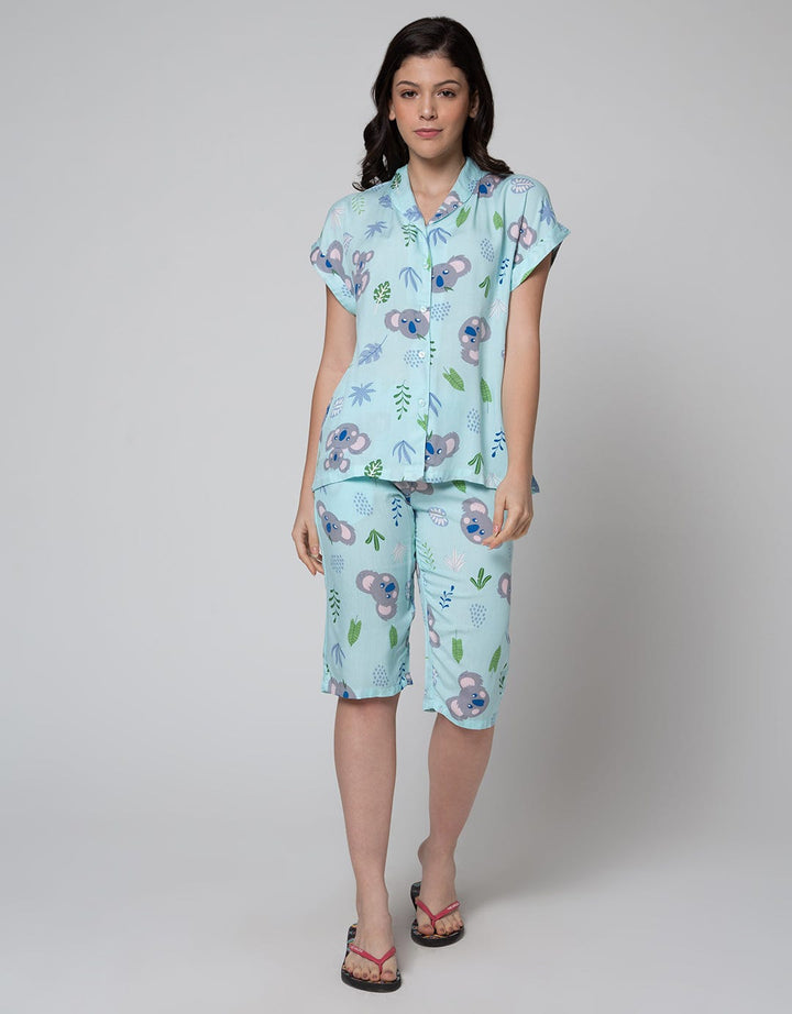 Nevada Double Koala Capri Piyama Wanita
