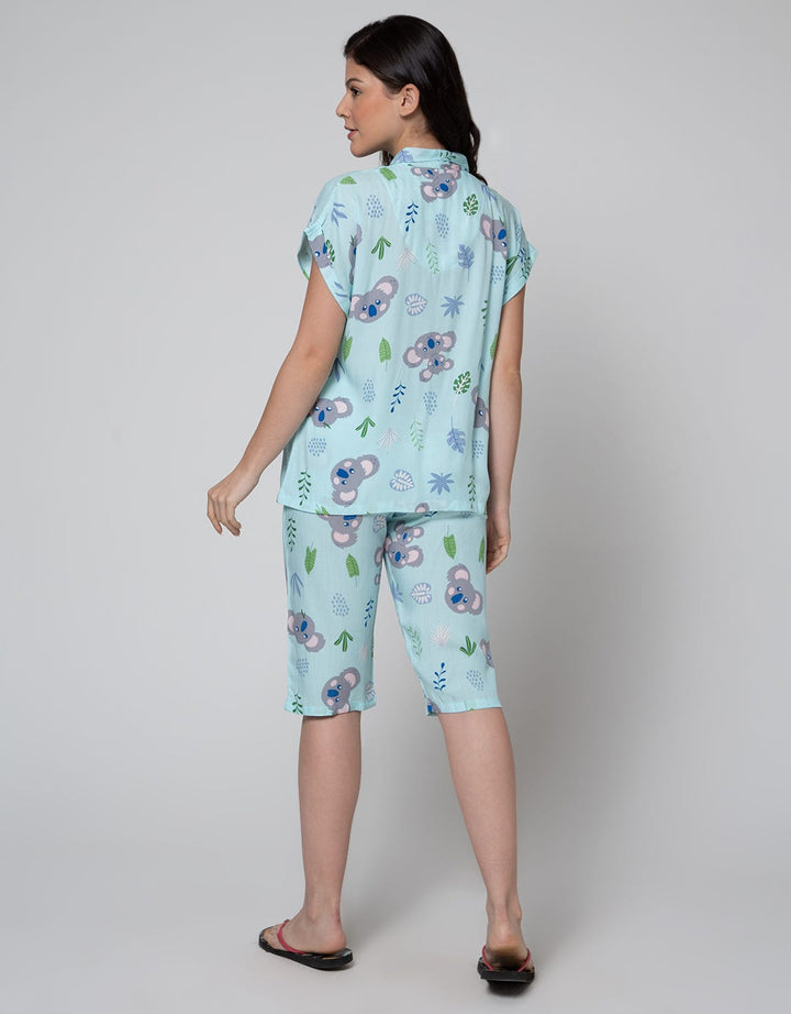 Nevada Double Koala Capri Piyama Wanita