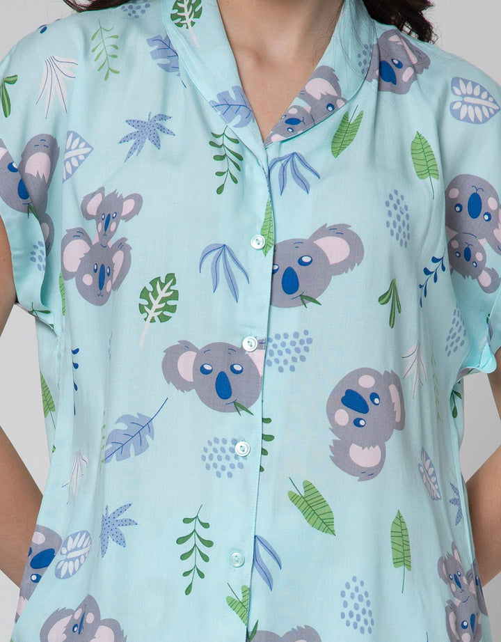 Nevada Double Koala Capri Piyama Wanita