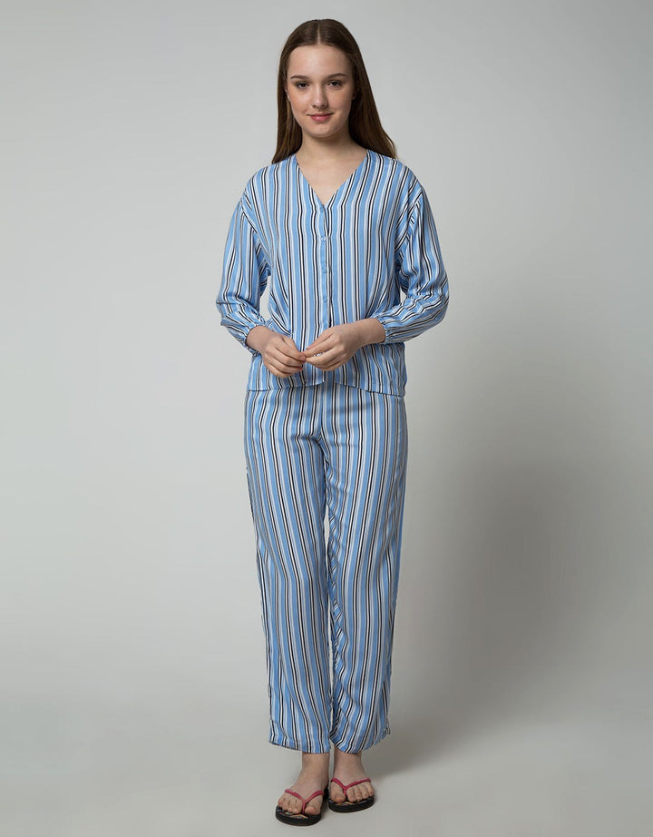 Nevada Winky Stripe Piyama Wanita