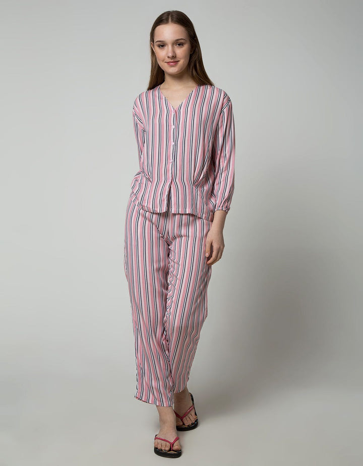 Nevada Winky Stripe Piyama Wanita
