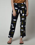 Nevada Women Long Pants Line Colourful