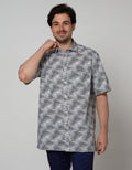 Cole Short Sleeve Shirt Print Motif Abstrak