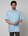 Cole Short Sleeve Shirt Print Motif Abstrak
