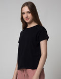Connexion Women's Basic Curved Short Sleeve T-Shirt