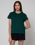 Connexion Women's Basic Curved Short Sleeve T-Shirt