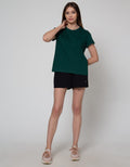 Connexion Women's Basic Curved Short Sleeve T-Shirt
