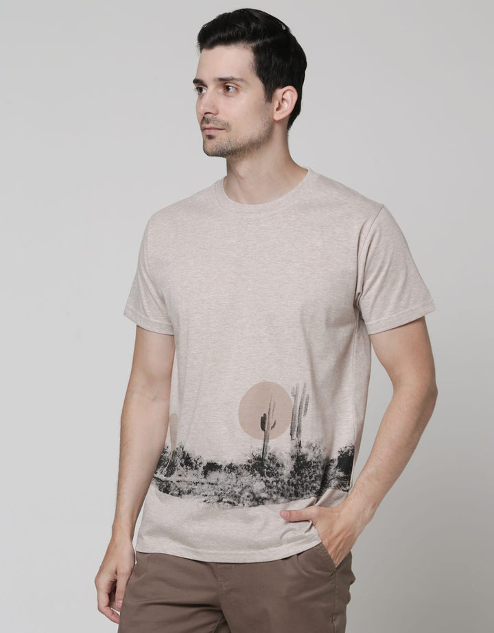 T Zone Short Sleeve T-Shirt Photoprint Theme Summertime