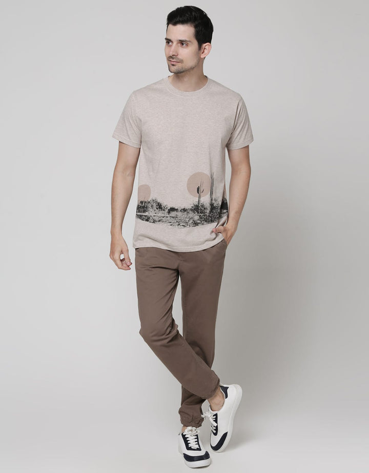 T Zone Short Sleeve T-Shirt Photoprint Theme Summertime
