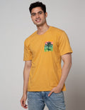 T Zone Short Sleeve T-Shirt Photoprint Pop City Print Pocket