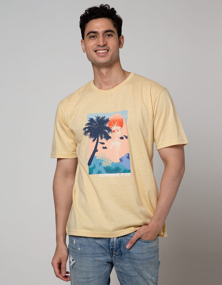 T Zone Short Sleeve T-Shirt Photoprint Pop City Summer Pop