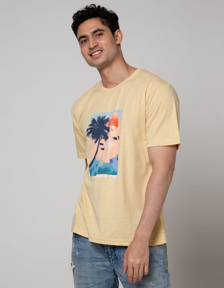 T Zone Short Sleeve T-Shirt Photoprint Pop City Summer Pop