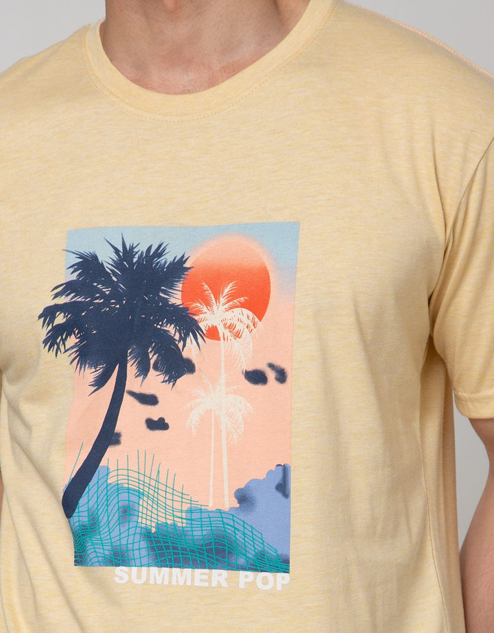 T Zone Short Sleeve T-Shirt Photoprint Pop City Summer Pop
