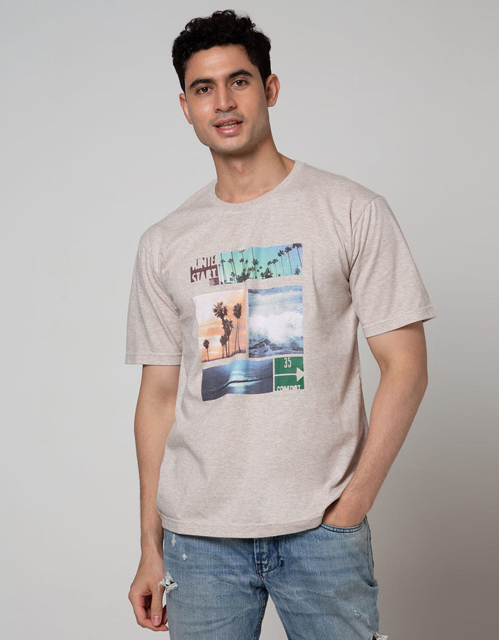 T Zone Short Sleeve T-Shirt Photoprint Theme Pop City Start