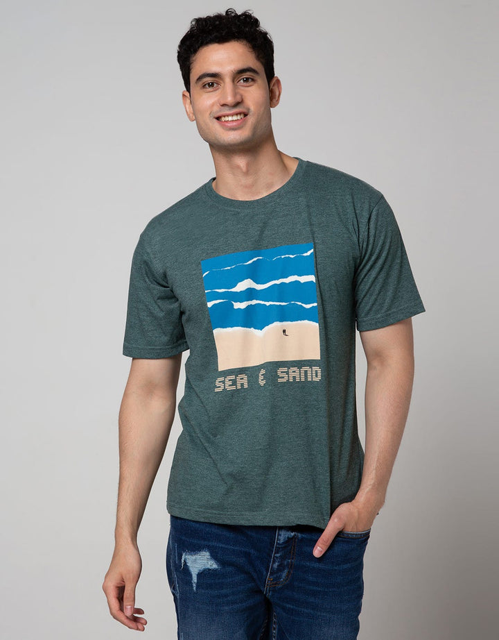 T Zone Pop City Print Kaos Pria
