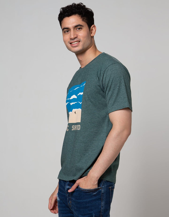 T Zone Pop City Print Kaos Pria