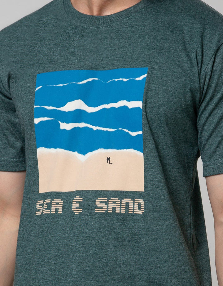 T Zone Pop City Print Kaos Pria