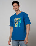 T Zone Short Sleeve T-Shirt Photoprint Theme Pop City Sunset