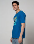 T Zone Short Sleeve T-Shirt Photoprint Theme Pop City Sunset