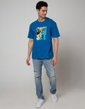 T Zone Short Sleeve T-Shirt Photoprint Theme Pop City Sunset