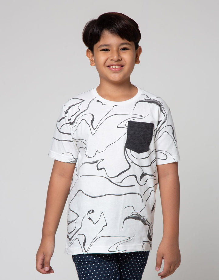 Nevada Short Sleeve T-Shirt Abstract Pocket